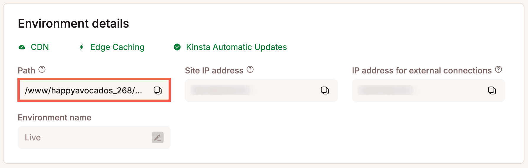WordPress site path.