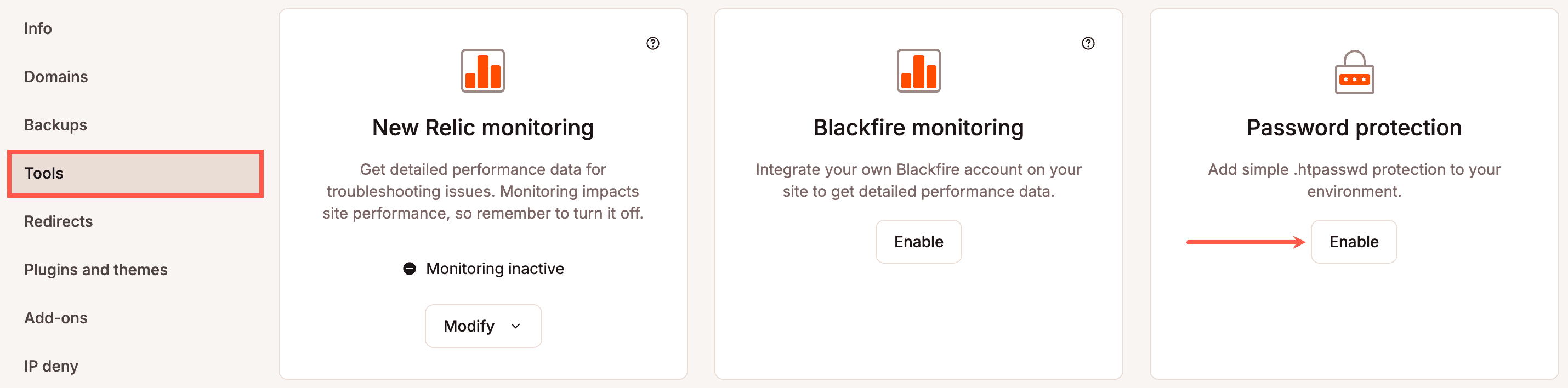 Enable .htpasswd protection.