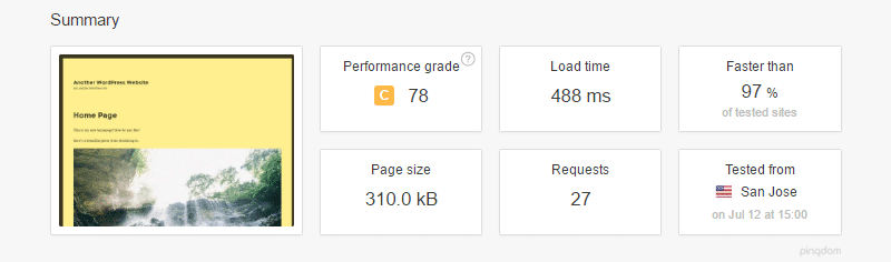 Speed test with A3 Lazy Load plugin Geschwindigkeitstest mit A3 Lazy Load Plugin