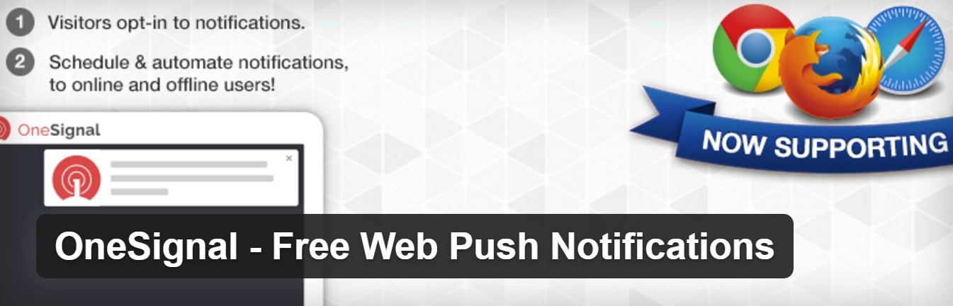 OneSignal WordPress plugin onesignal web push notifications plugin
