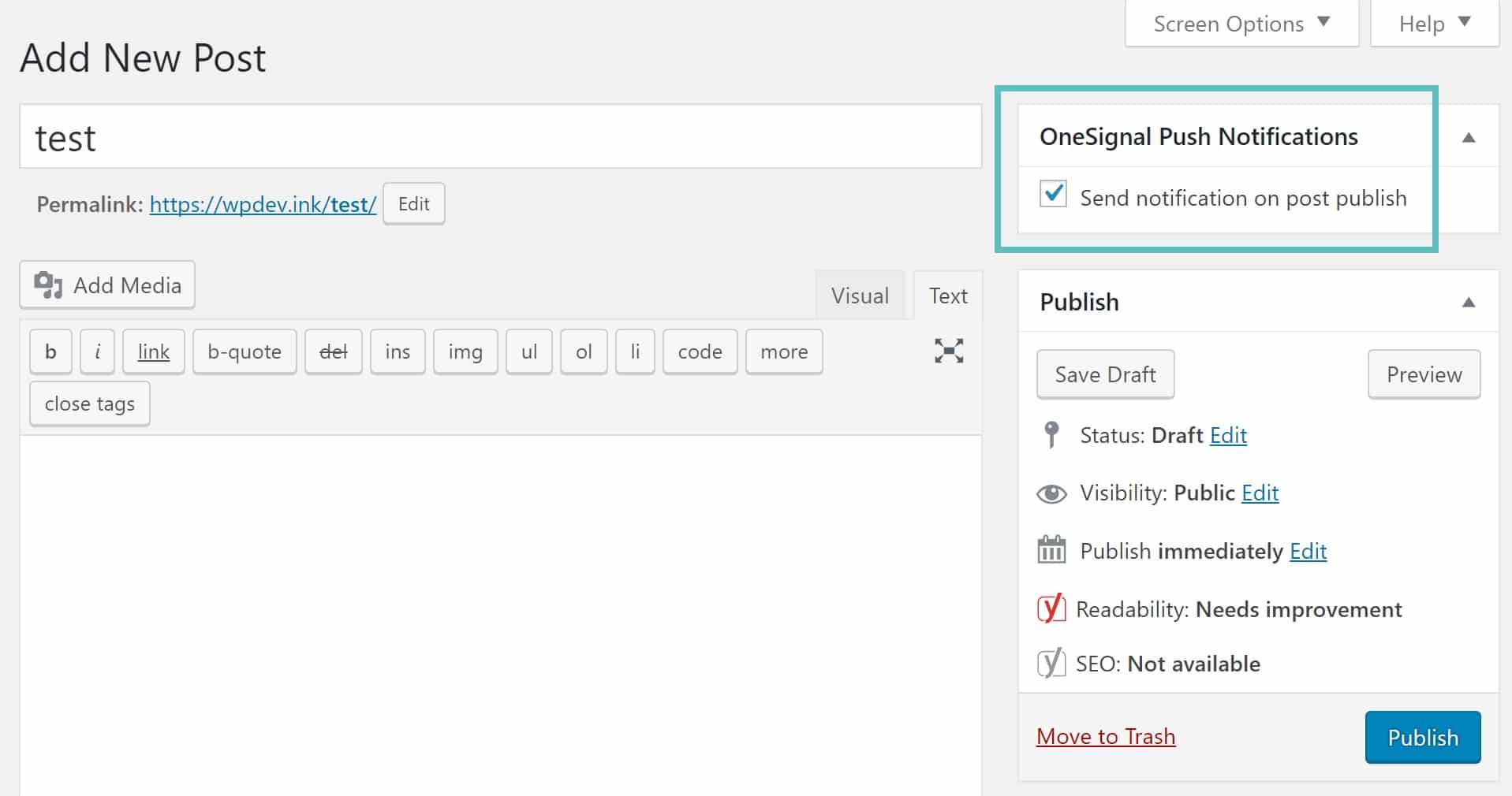 Send push notifications Push-Benachrichtigungen senden