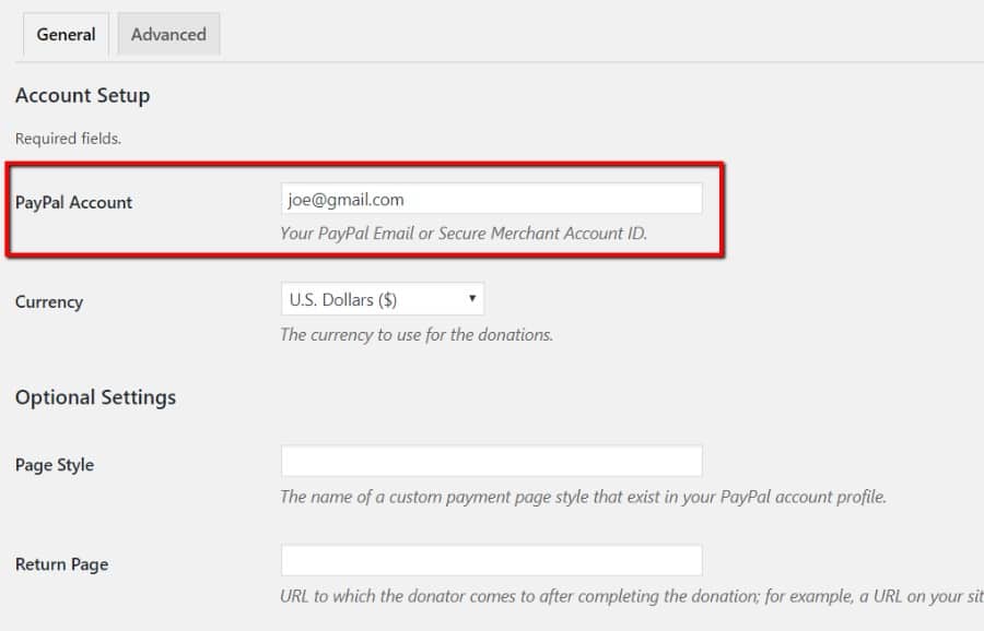 PayPal donations plugin PayPal account PayPal-Spenden-Plugin PayPal-Konto