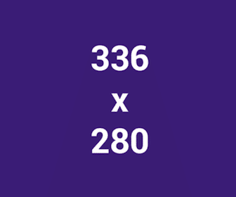 336 x 280 Bannerwerbung Beispiel