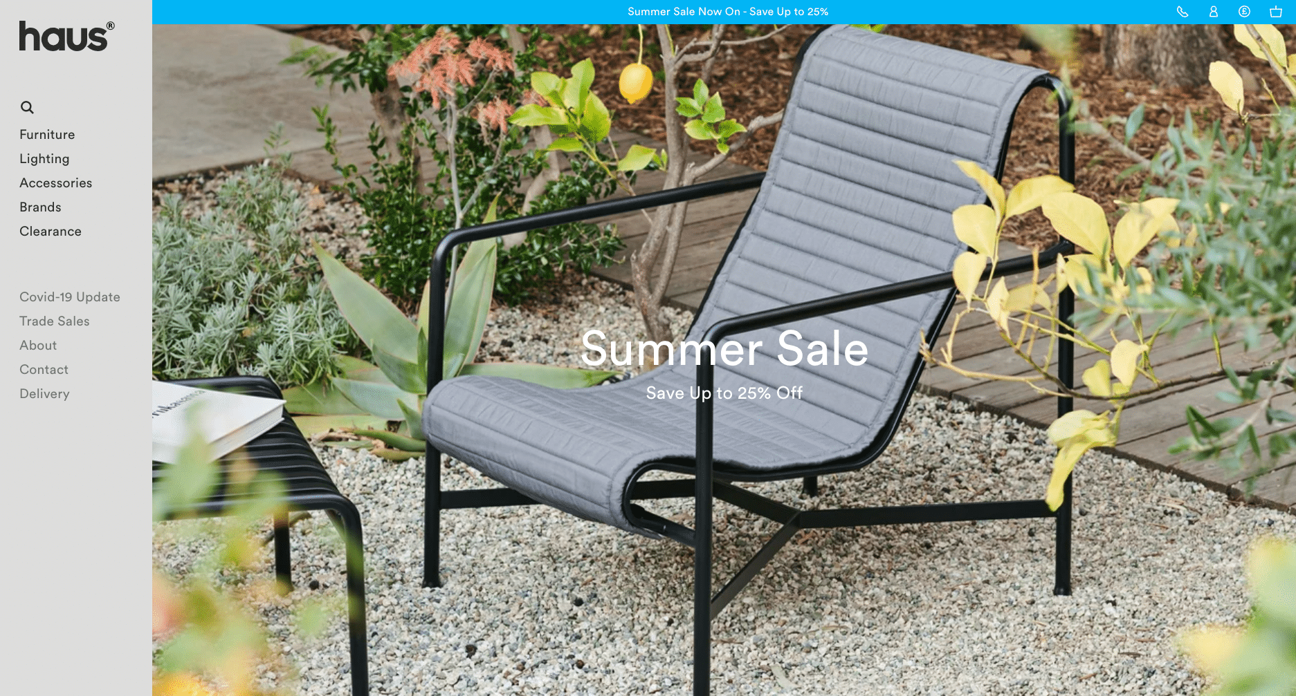 haus, ein Londoner Möbelhaus