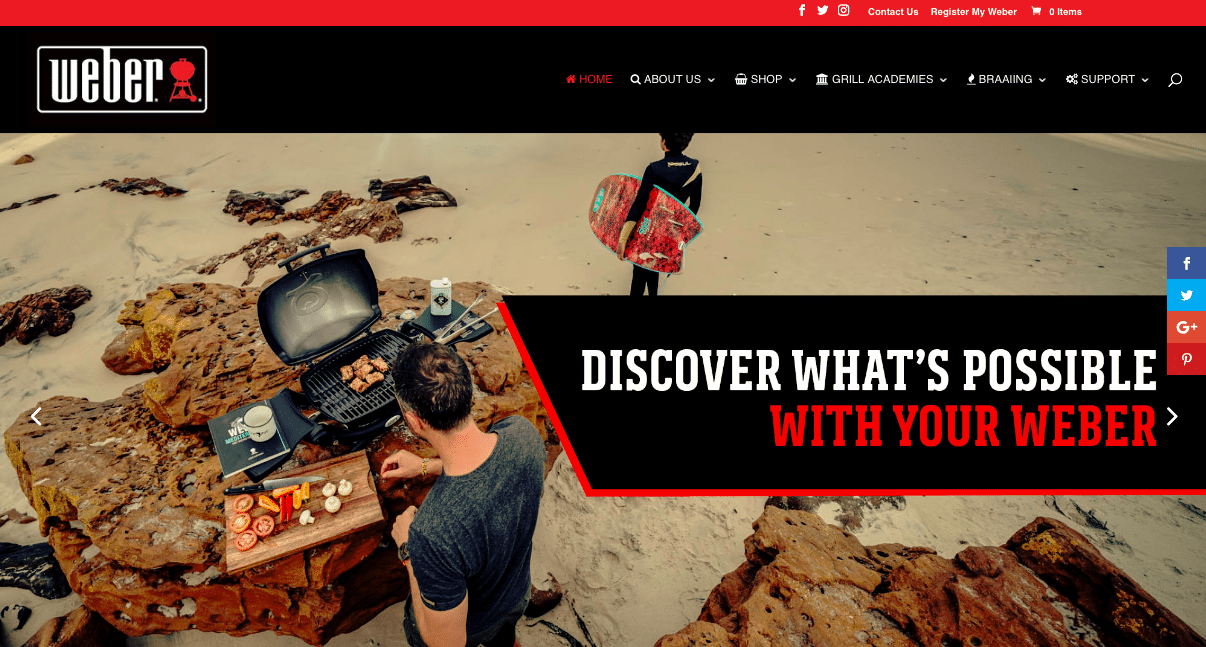 Weber, der südafrikanische Zweig des berühmten Grillherstellers