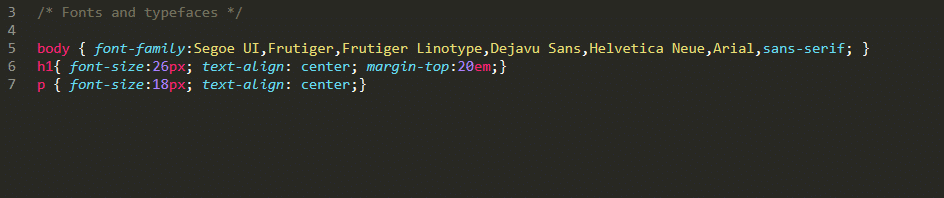 CSS-Stylesheet-Beispiel