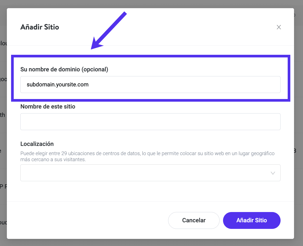 Cómo instalar WordPress en un subdominio en Kinsta