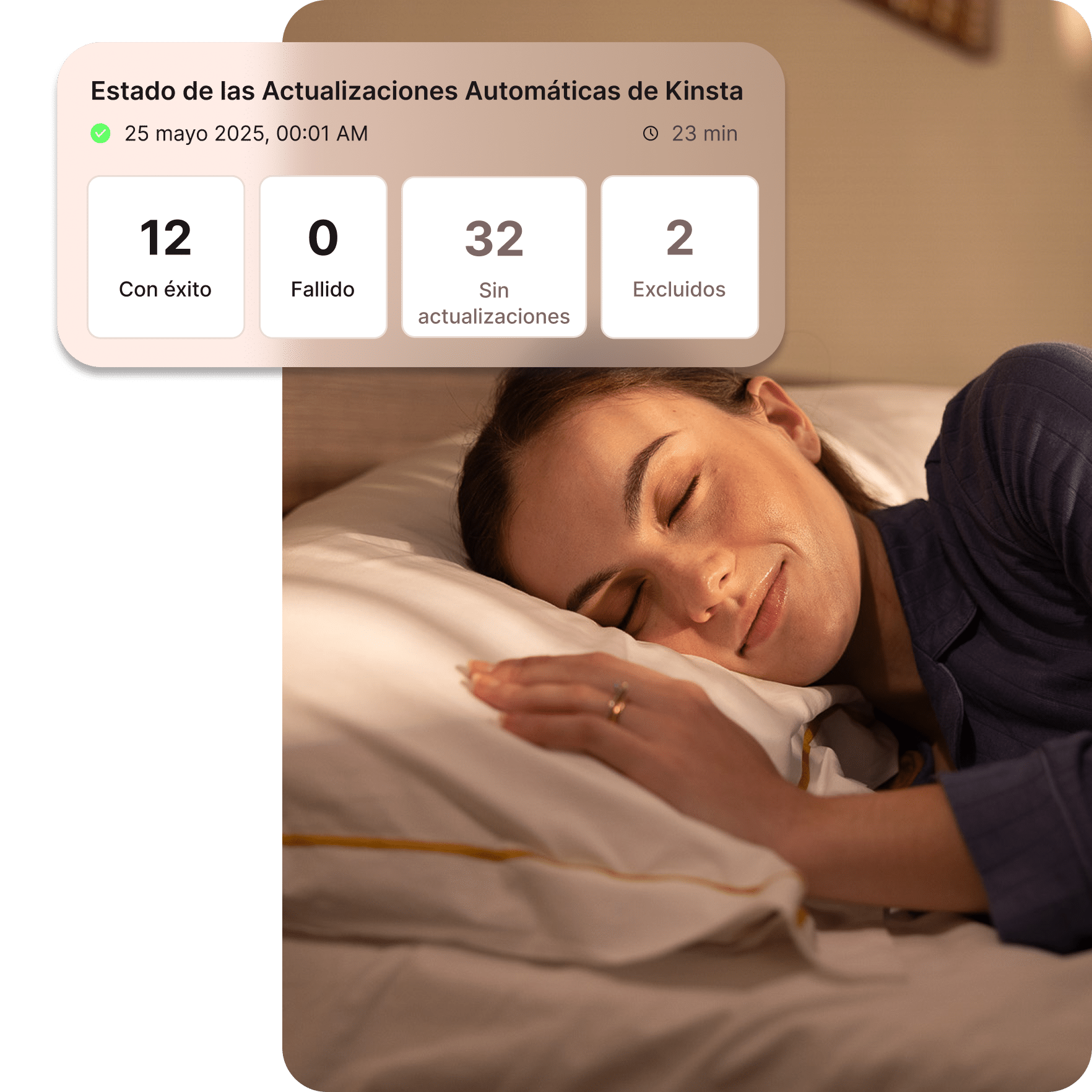 Estado de las actualizaciones automáticas de Kinsta