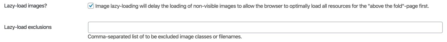 Chargement différé des avec Autoptimize.