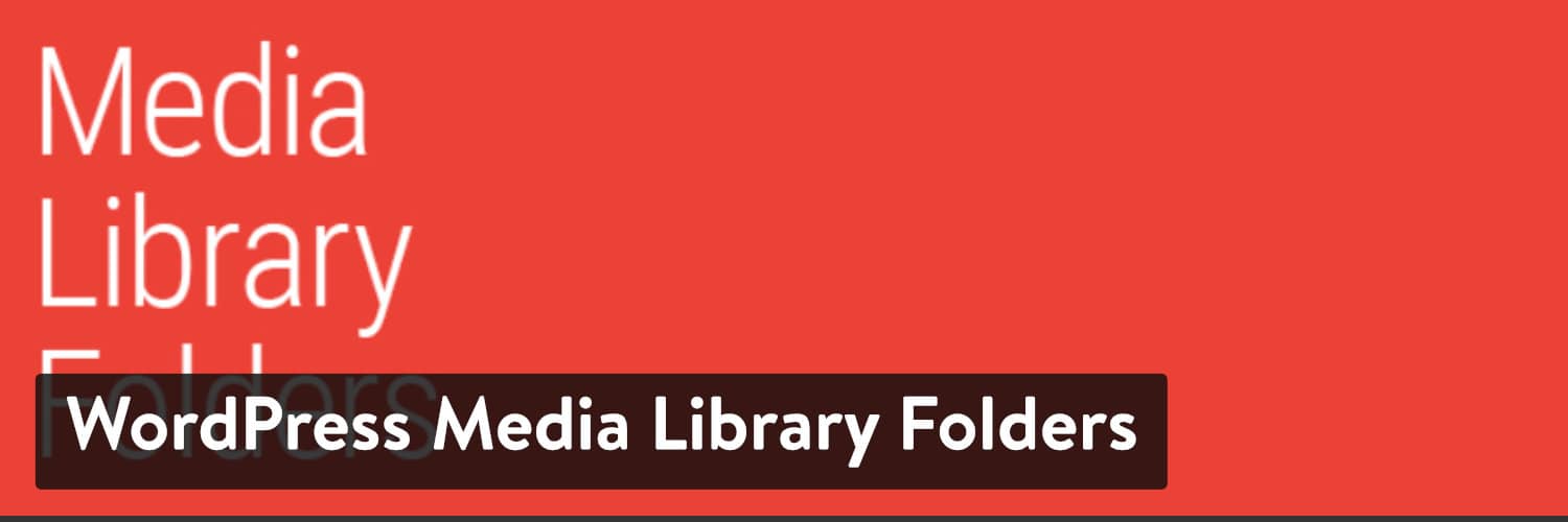 Plugin WordPress Media Library Folders