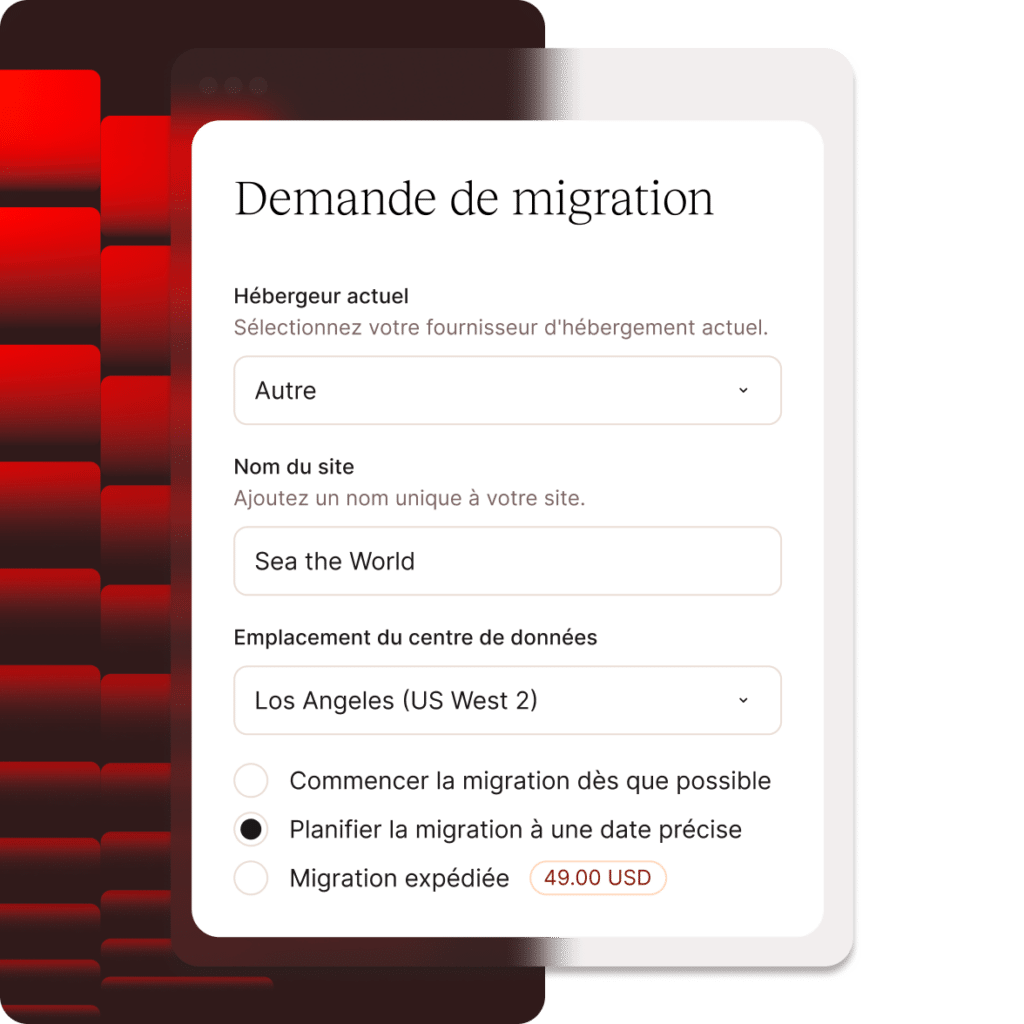 Migrations illimitées et gratuites par des experts de Flywheel vers Kinsta