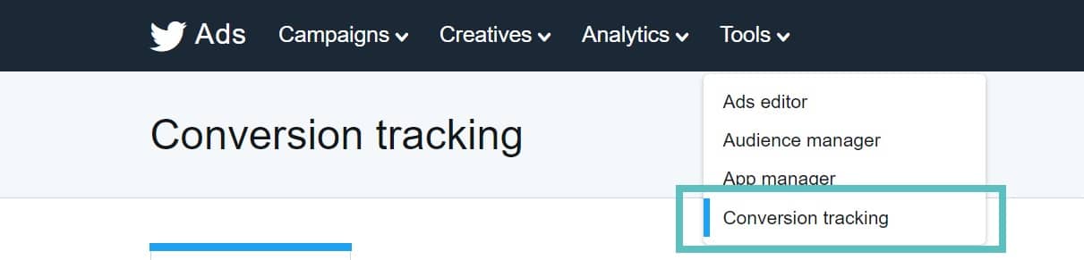 Twitter ads conversion tracking Tracking di conversionedi Twitter ads