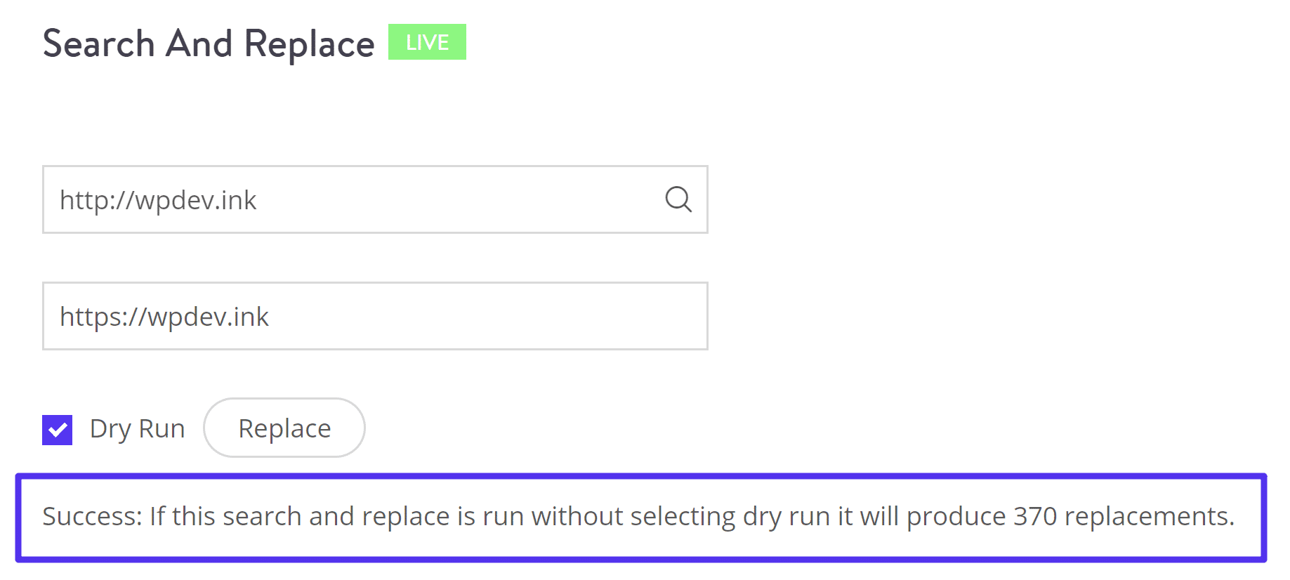 Numero di sostituzioni