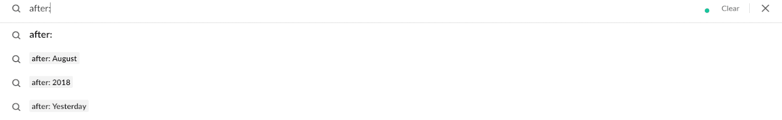 Ricerca per parametro