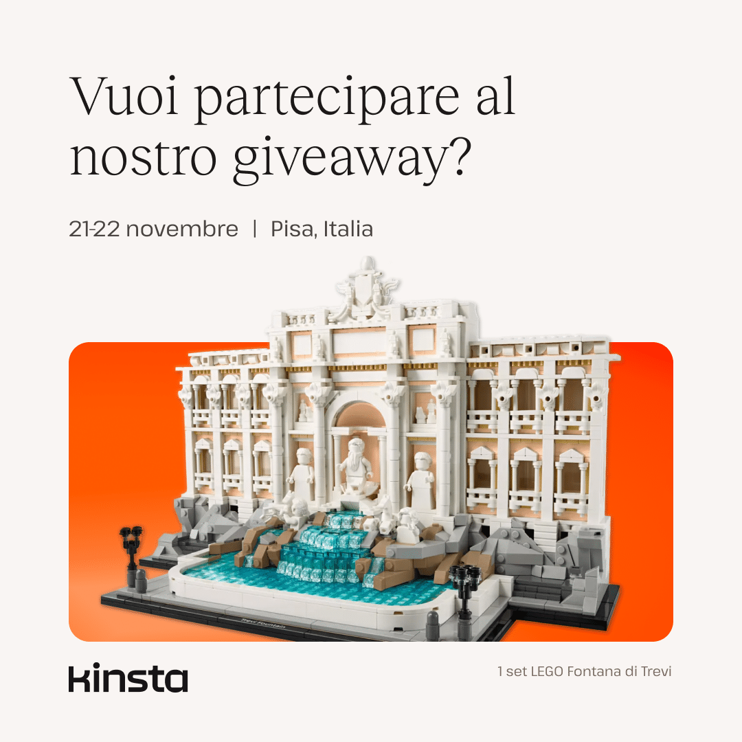 giveaway di Kinsta