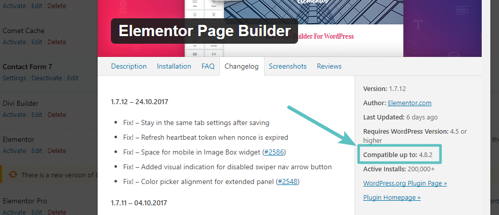 WordPressプラグインの互換性を確認