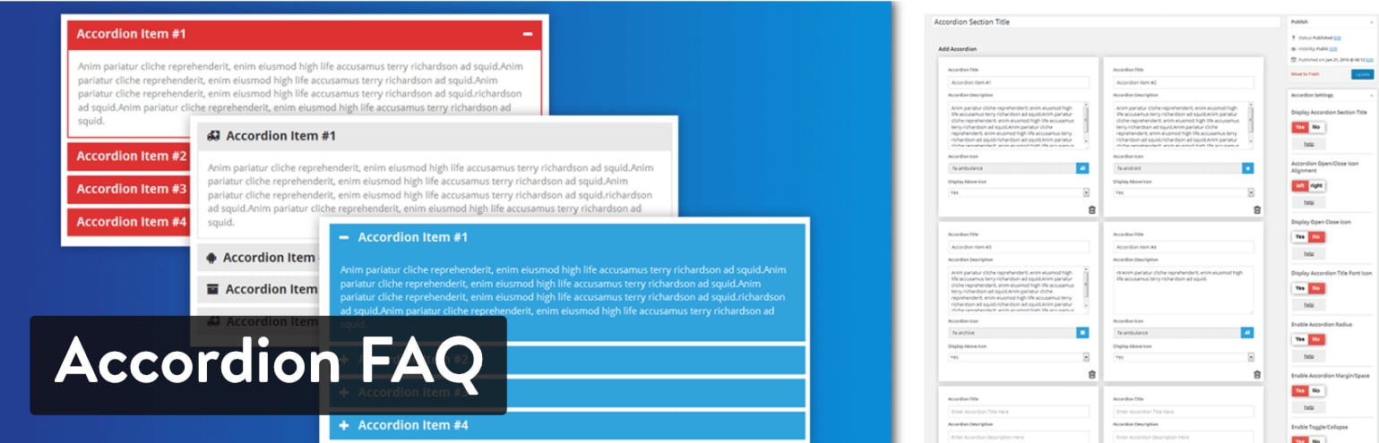 Accordion FAQプラグイン