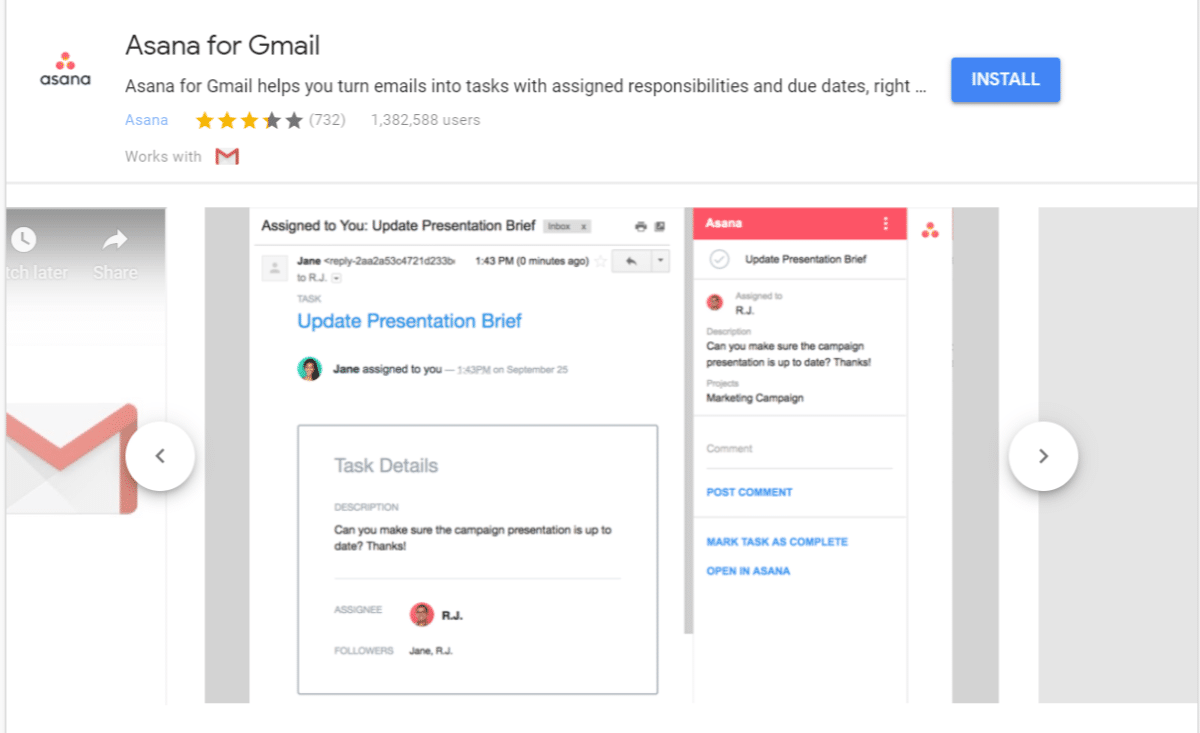 asana for gmail
