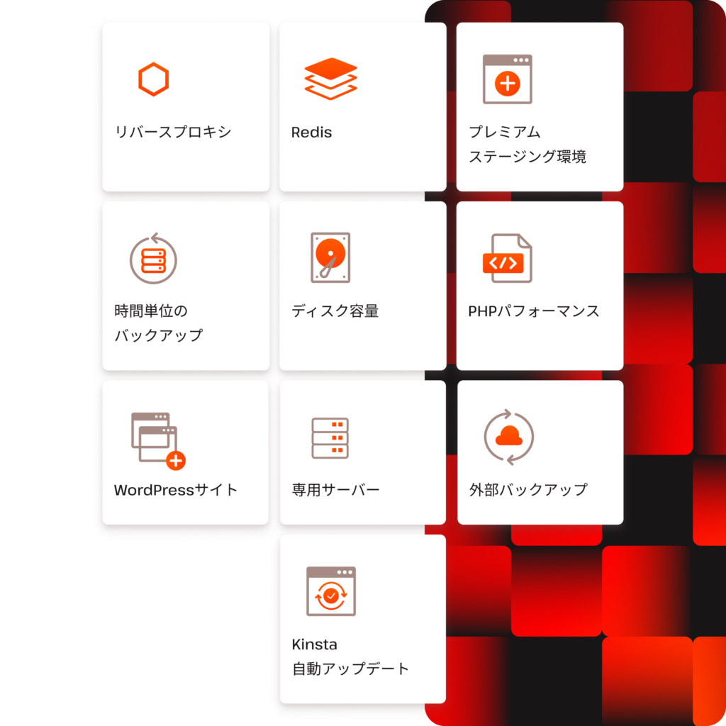 Kinstaのアドオン一覧