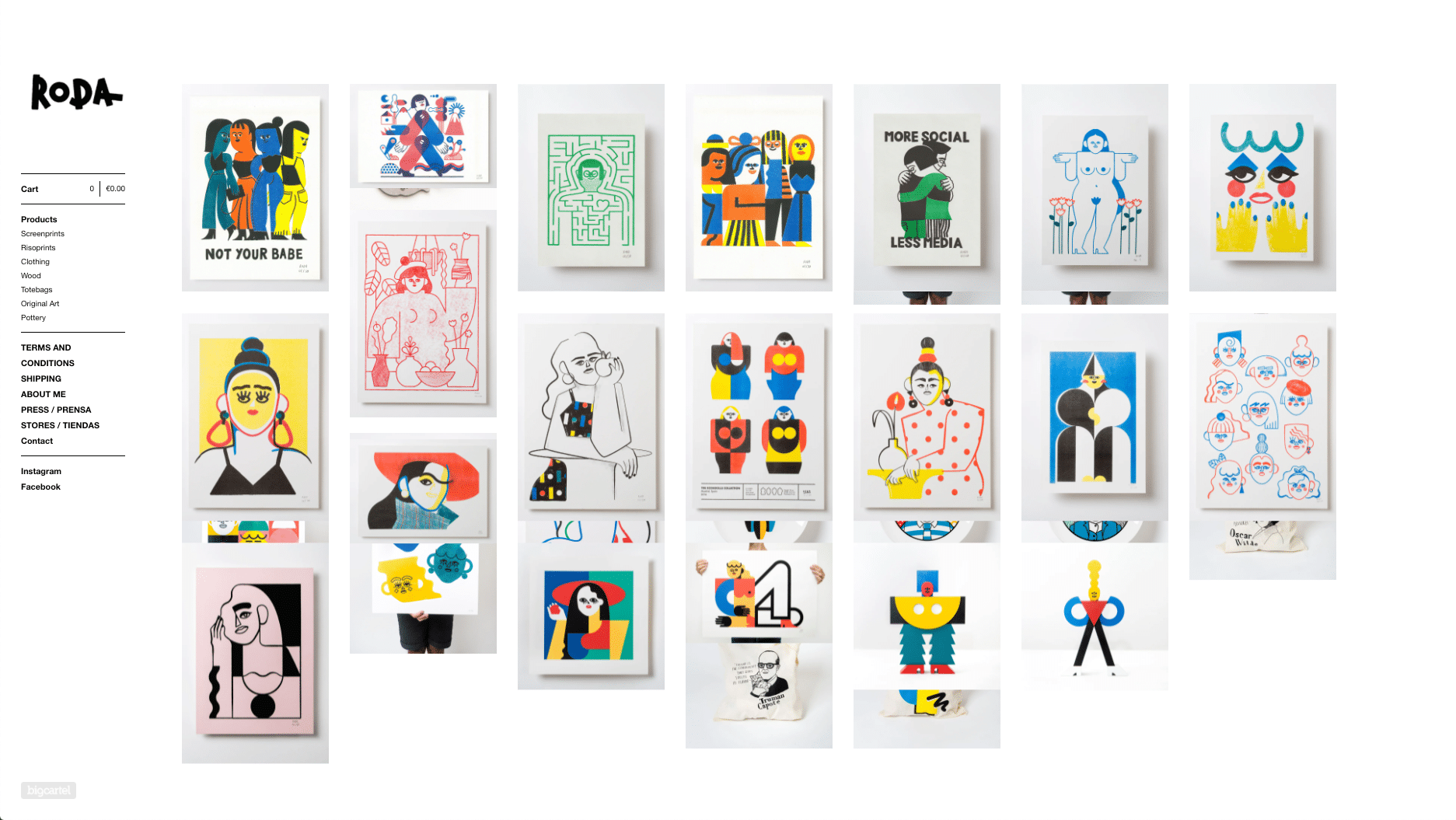 RODA, winkel voor de artiest Jose A. Roda