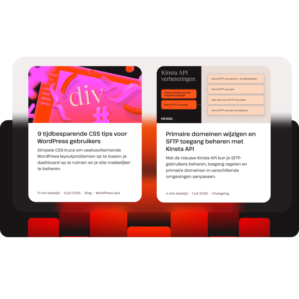 Kinsta website in het Nederlands