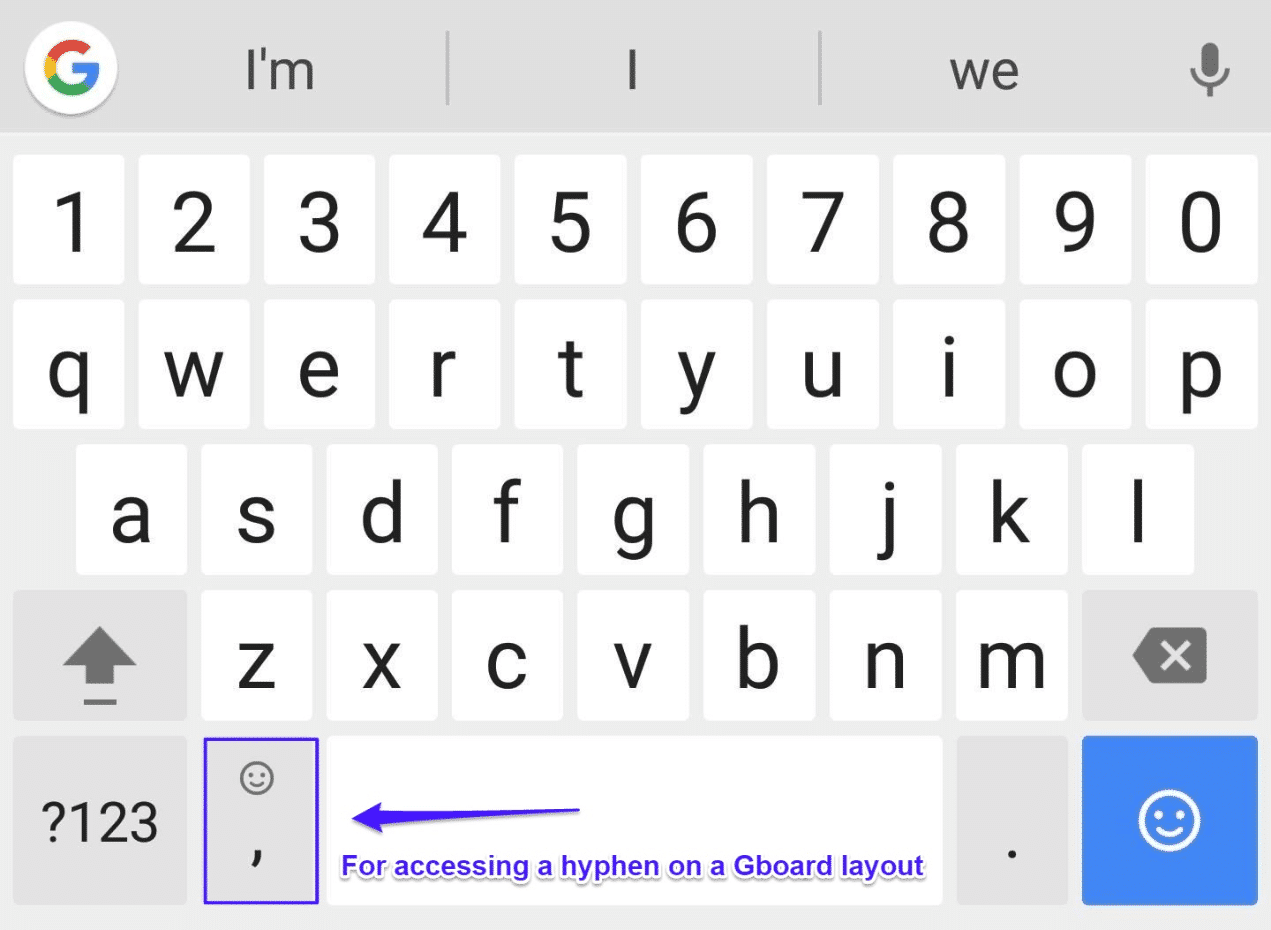 Hífen no nome de domínio móvel