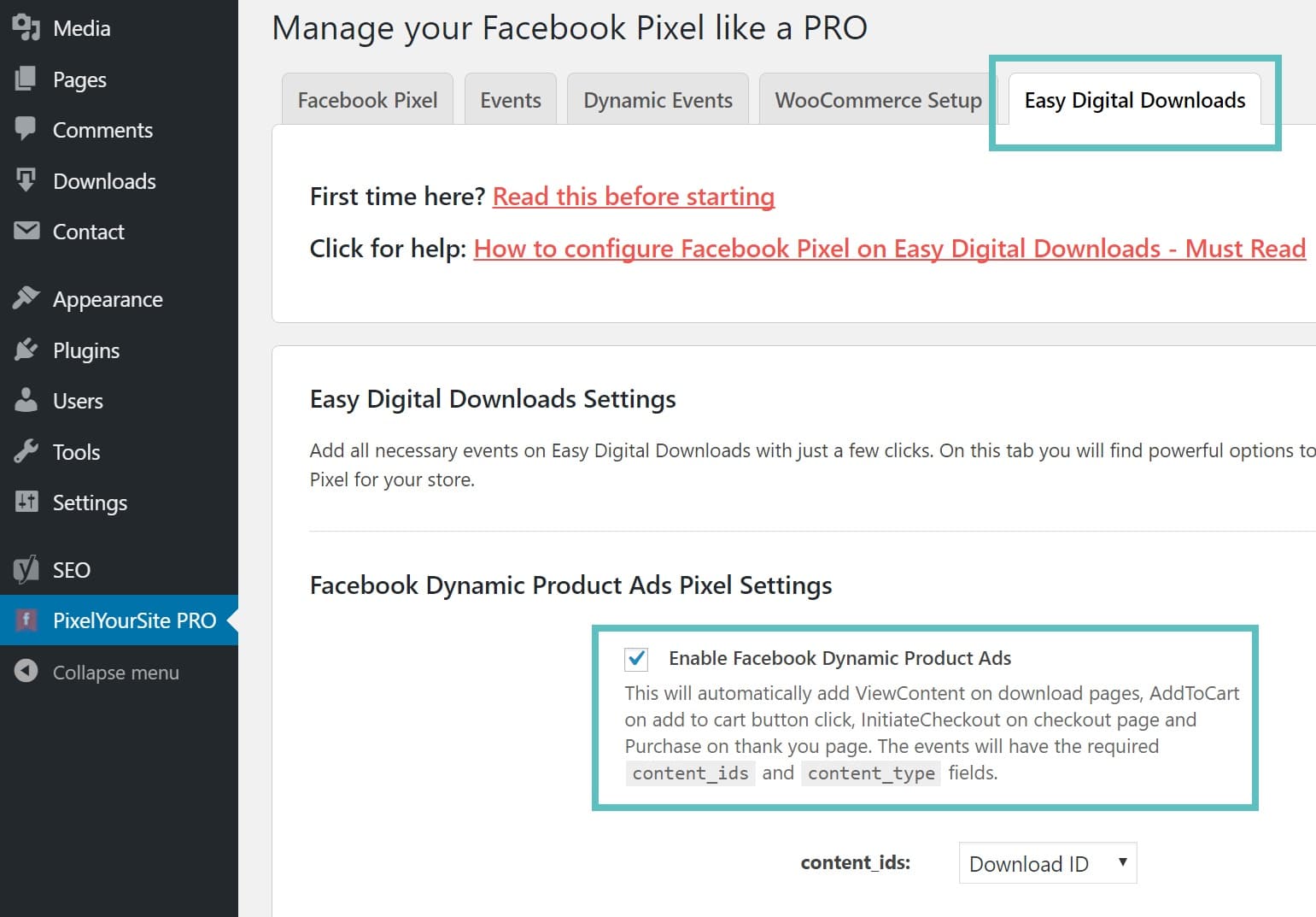 Easy Digital Downloads conversion pixel easy digitial downloads konverterings-pixel