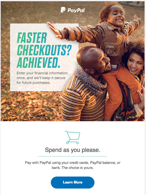 Kort e-post, exempel