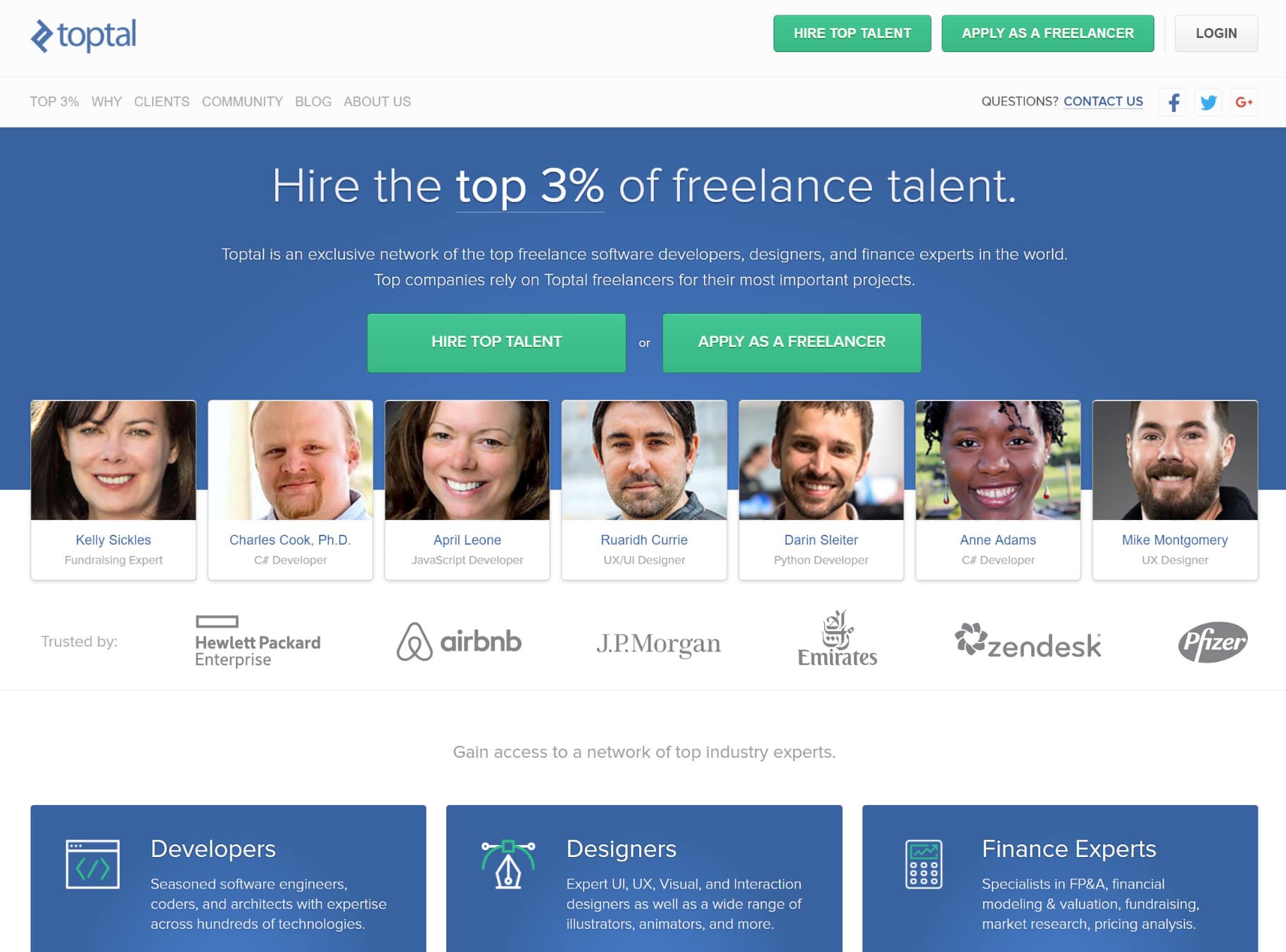 Find WordPress developers for hire at Toptal
