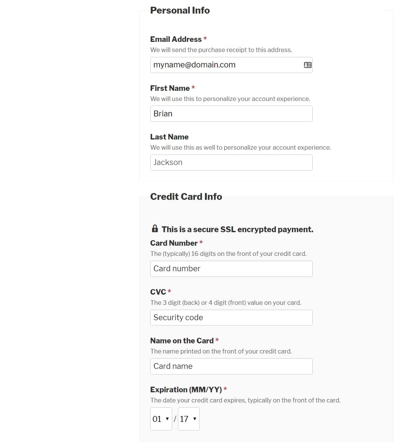 Stripe credit card checkout in EDD stripe credit card checkout edd