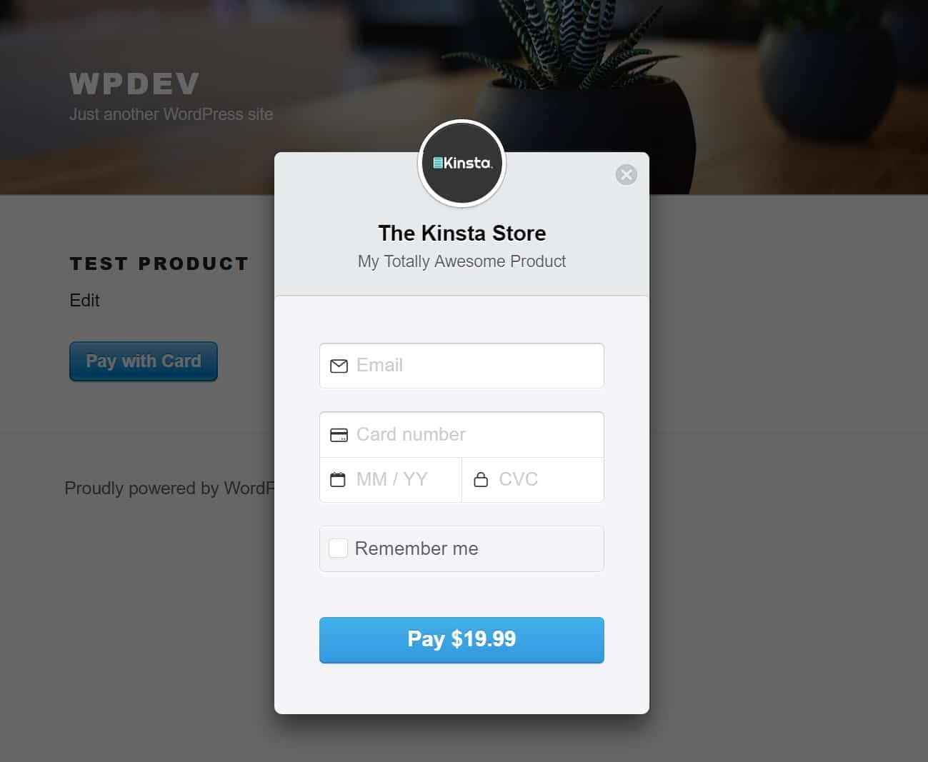 WP Simple Pay checkout wp simple pay checkout