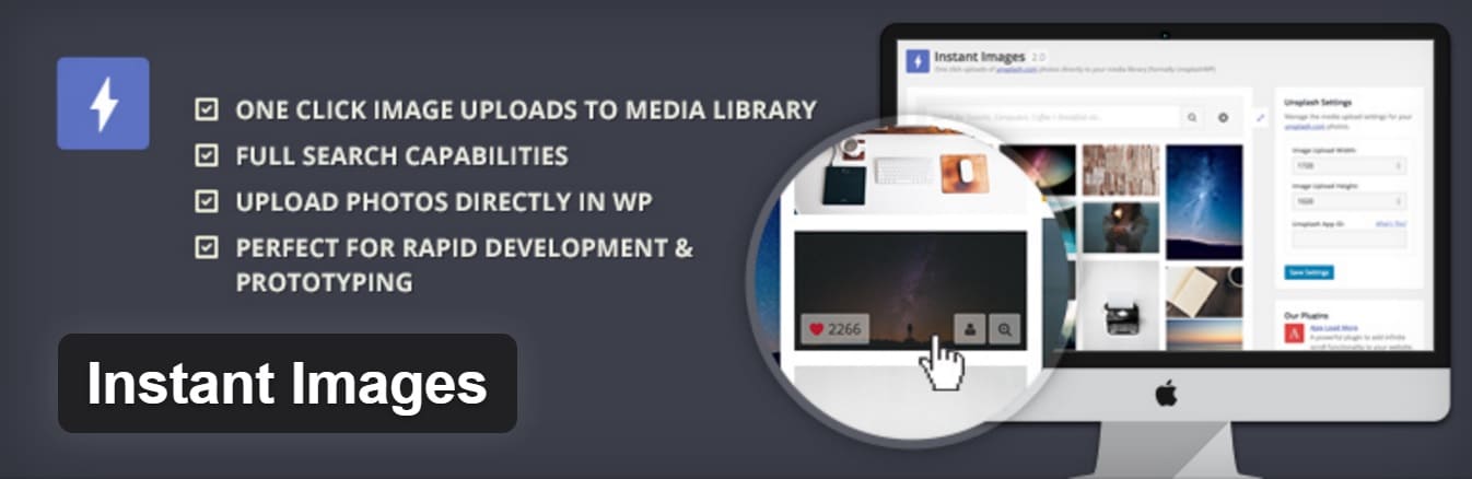 Instant Image WordPress plugin instant images