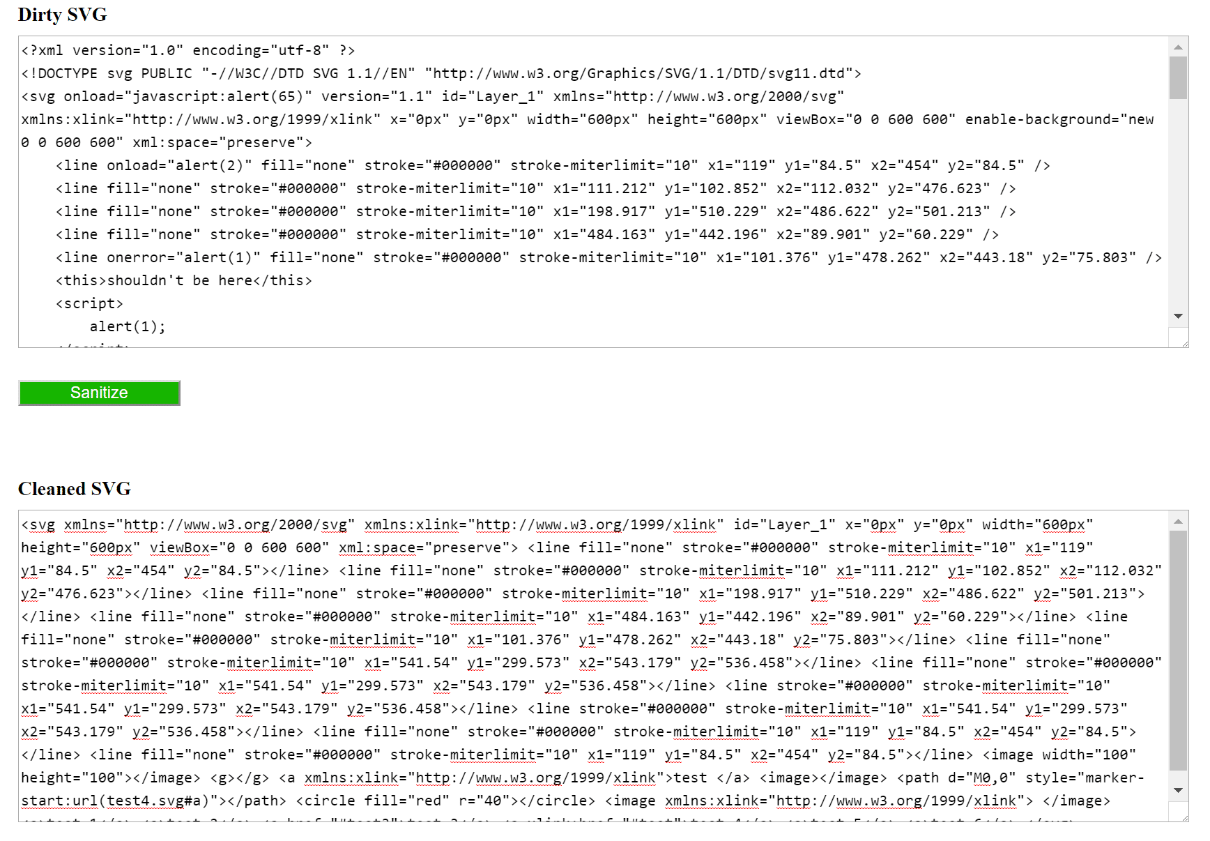 svg sanitizer