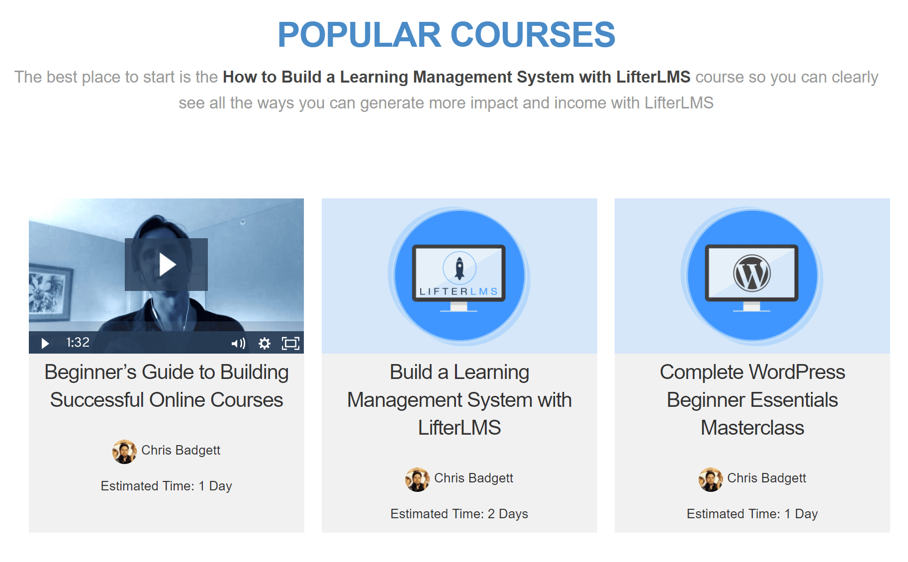 WordPressでオンラインコースを提供
