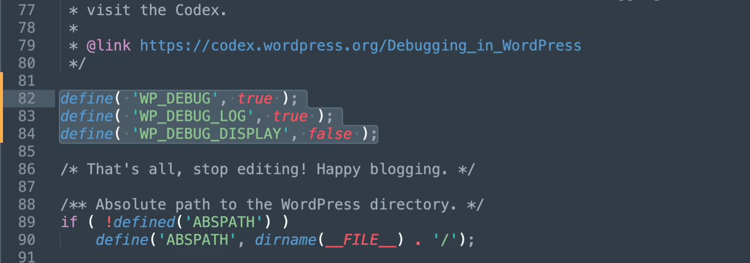 Debug logging inschakelen in WordPress