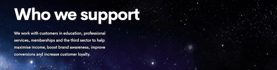 A Itineris explica quais tipos de clientes ela atende.