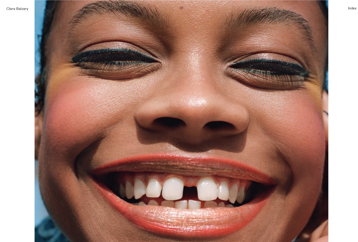 Página web de fotografía de Clara Balzary