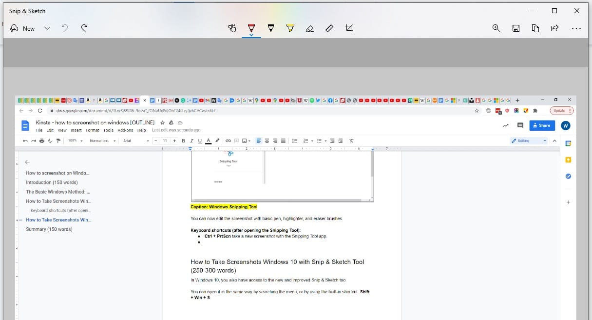 Windowsの切り取り&スケッチ機能