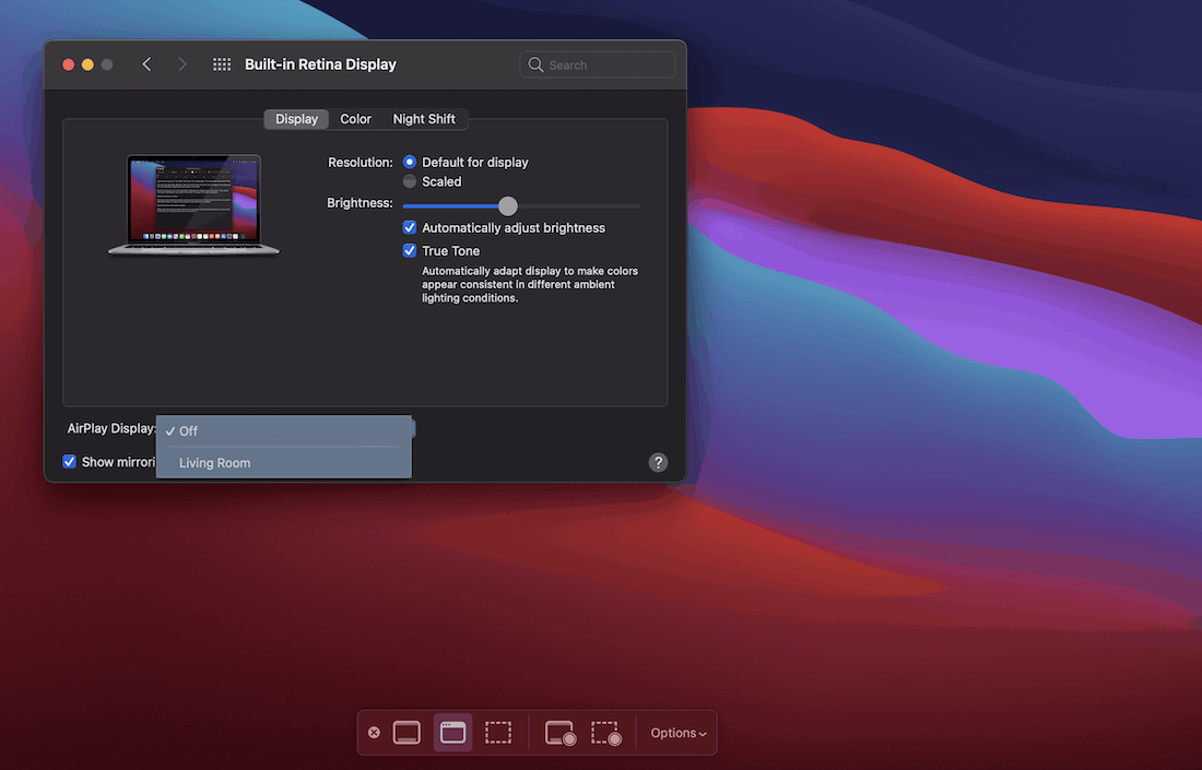 Capturing a drop-down menu. Capture d'un menu déroulant.