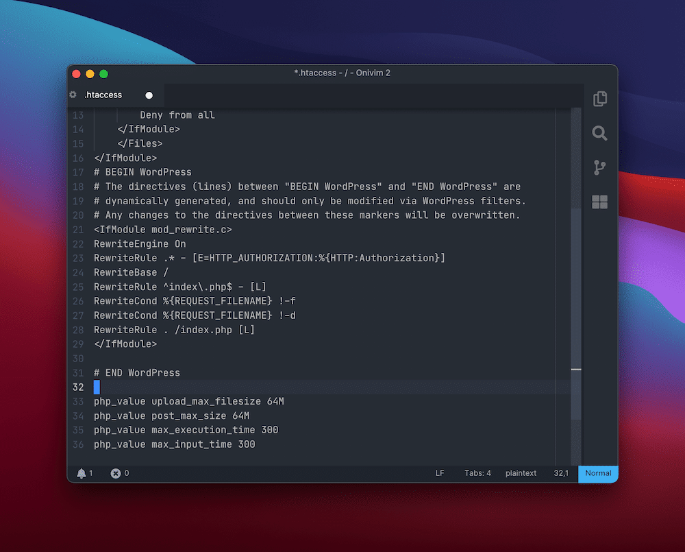 Il file .htaccess. Il file .htaccess.