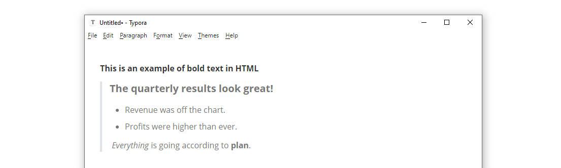Converting markdown to HTML Converteren van markdown naar HTML.