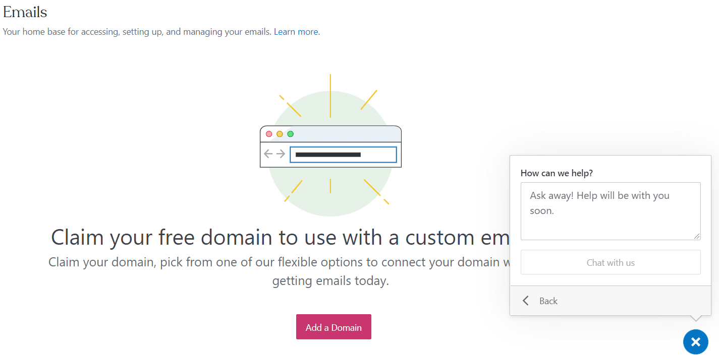 Soporte técnico en WordPress.com.