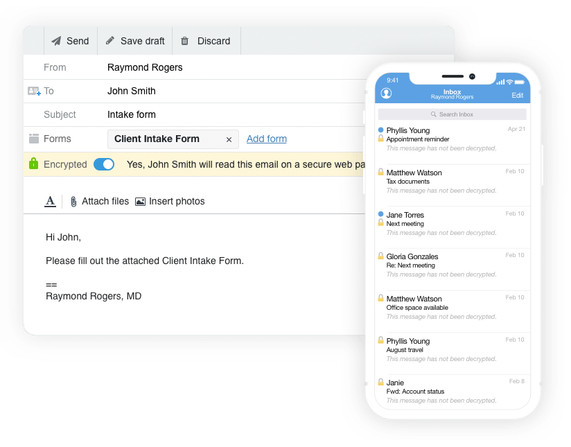 Hushmail encrypted email