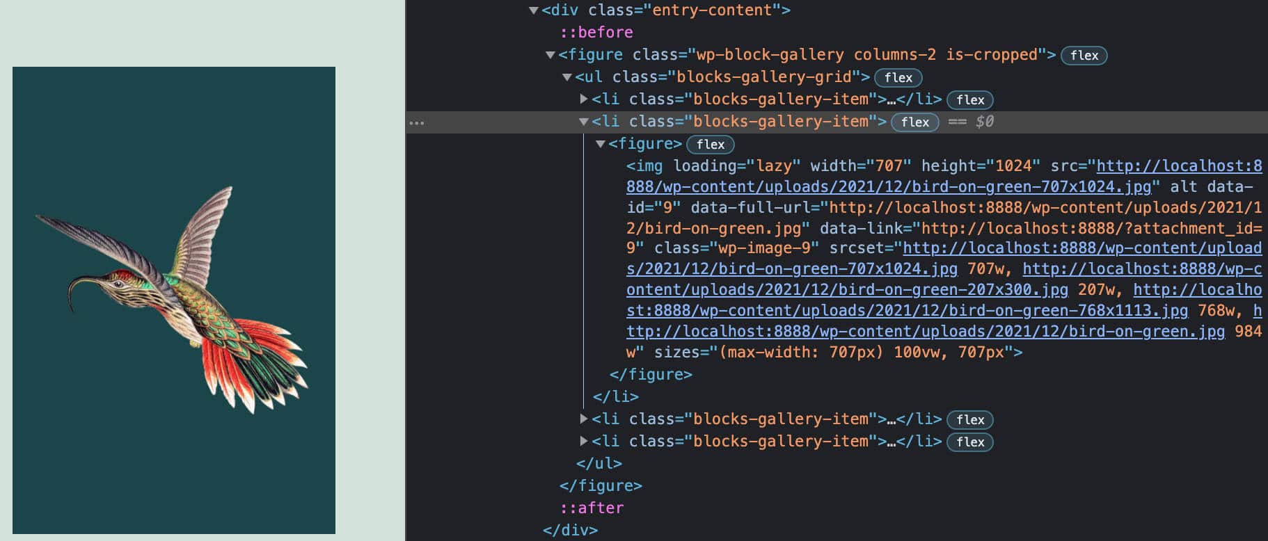  WordPress 5.8のギャラリーブロックを検証