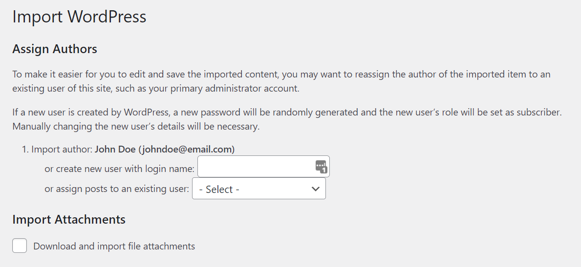 Atribuir autores no WordPress