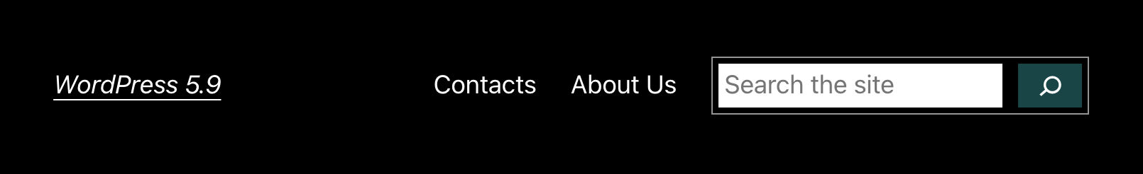 ナビゲーションブロックの一例