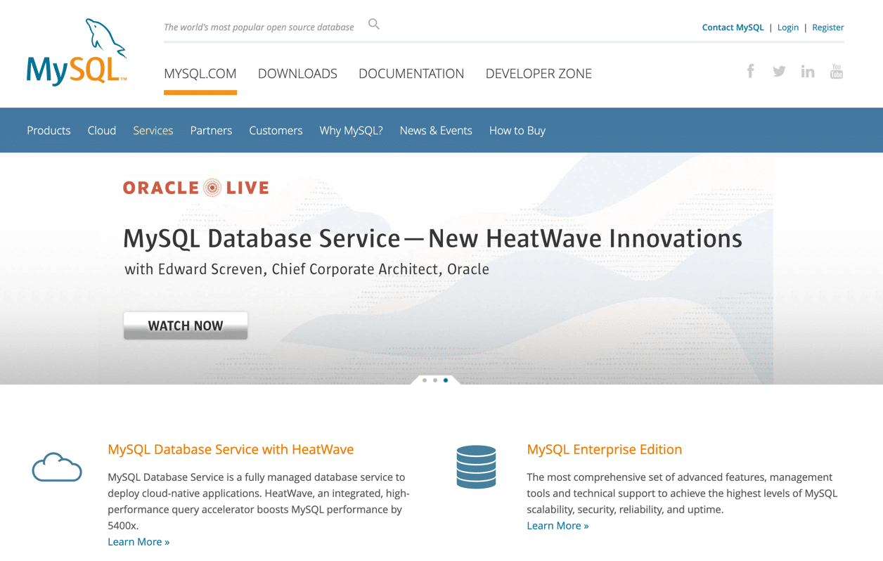 MySQL est l'une des bases de données SQL les plus utilisées.