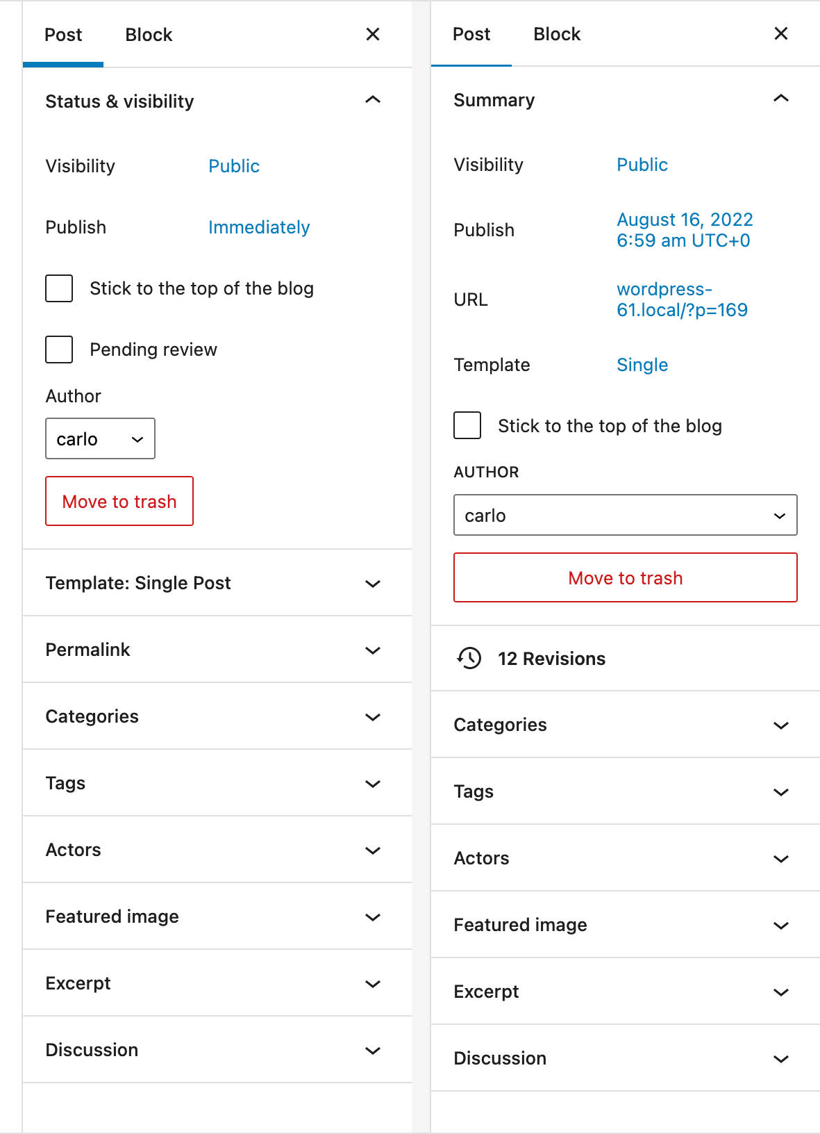 WordPress 6.1 kommer att visa upp ett förenklat inställningssidofält