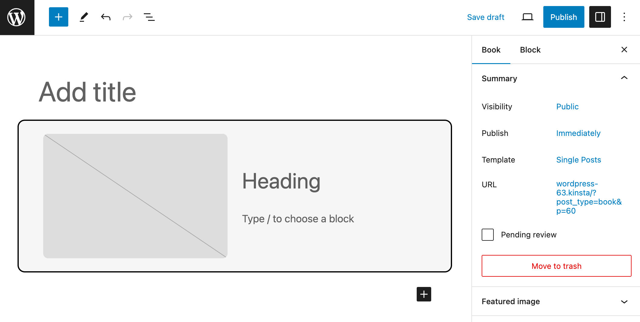 ブロックエディターのブロックレイアウト