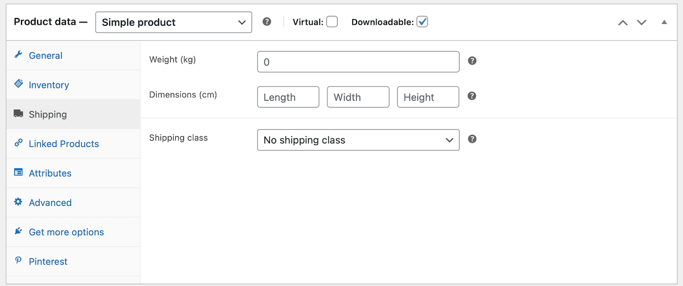 WooCommerce Versand von Produkten